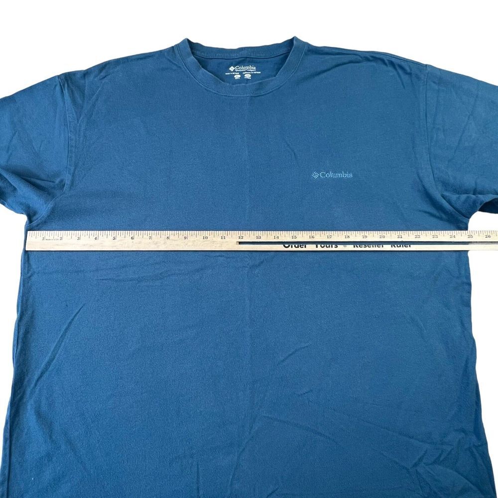 Columbia Sportswear Mens‎ T Shirt Size XL Blue Short Sleeve Shirt AM2667 Outdoor - Picture 7 of 7